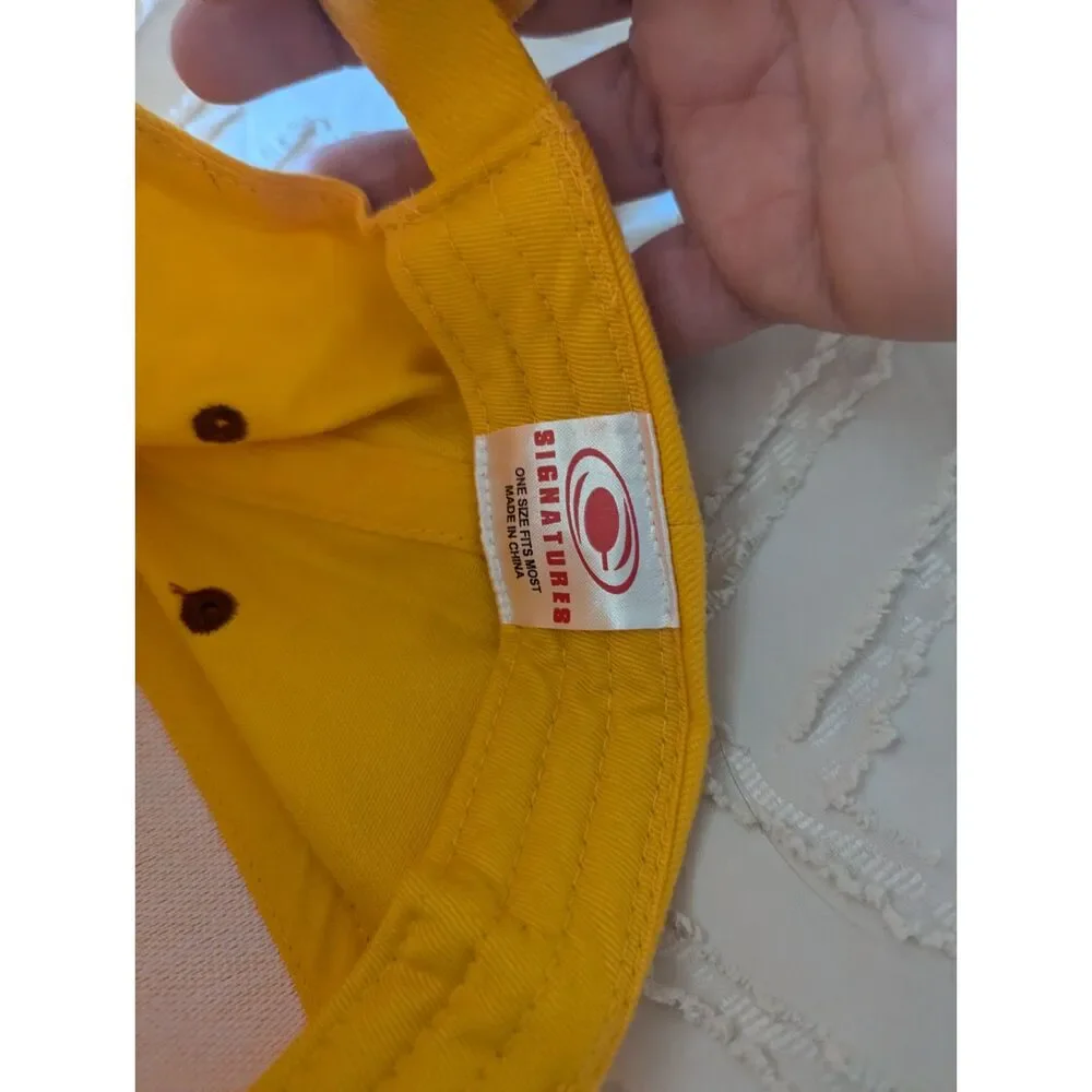 90's University of Southern California USC Trojan Hat Embroidered logo yellow